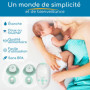 Tire-Lait Électrique Mains Libres Haut de Gamme – Pompe Allaitement Portable, Silencieuse et Efficace | Confort & Discrétion pou