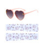 EHDWXVZM 1 Paire De Lunettes De Soleil Pour Enfants, 1 Paire De Manches De Glace, Lunettes De Soleil En Forme De Cœur, Lunettes 