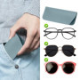 ZGDEIWGF 8 pièces sacs à lunettes souples, sacs à lunettes pour hommes, étuis à lunettes souples pour femmes, étuis à lunettes d