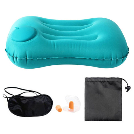 ZGDEIWGF 1 ensemble de coussins de voyage, accessoires de sac à dos, coussin de camping gonflable, accessoire de vacances à la p