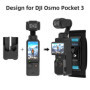 SUREWO Osmo Pocket 3 Support pour sac à dos, sangle d'épaule avec bordure étendue compatible avec DJI Osmo Pocket 3