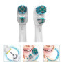 KongKay Brossettes de Rechange, 8 Têtes Compatibles Avec les Oralb double clean Brosses à Dents Électriques, Têtes doubles pour 