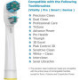 Têtes De Remplacement Têtes De Brosse À Dents Pour Braun Oralb Électrique Brosses À Dents Electriques, Recharges Génériques Doub
