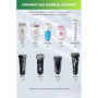 Bouge Chargeur Compatible avec Braun Rasoir électrique Série 9 7 5 3 1 Remplacement Charge Adaptateur de Câble d'Alimentation