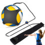 Yosoo Health Gear Football/Volleyball Training Aid Ball, Réglable, Noir et Jaune