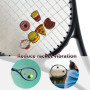 OHYER 6 PCS Amortisseurs Tennis en Silicone Amortisseur de Raquette de Tennis Anti Vibration Tennis Amortisseur Tennis Vibration