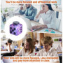Yetech Galaxy Cube Anti-Stress Toy Stress Cube, Décompression Jouet Cube,pour Les Enfants et Les Adultes.