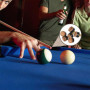 DaiUni 10 pièces Embout Queue de Billard, 10 mm Embout Billard en Bois à Visser en Métal pour Snooker Changement