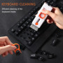 Vinabo 11 en 1 Kit de Nettoyage Clavier, Kit Nettoyage pour AirPods, Keyboard Cleaner avec Brosse, Kit Nettoyage Multifonctionne