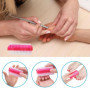 zoerbufan 4 Pièces Brosse à Ongles Double Face, Brosse a Ongles Main, Brosse de Nettoyage Pour Nettoyer Les Cuticules, Les Ongle