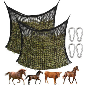 Vegena 2pcs Filet À Foin Pour Chevaux, Filet À Foin Sac À Foin Pour Chevaux Filets À Foin Filet D'alimentation Filet De Nourritu