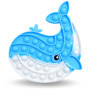 Steemjoey Push It Fidget Toy - Jouet Anti-Stress Baleine pour Enfants et Adultes - Cadeau Parfait pour Soulager l'Anxiété et TDH