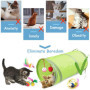 TOPSEAS Kit Jouet Chats Animaux Domestiques Toys pour Chaton Minou,Jouet De Boule De Chat Tunnel Jeu 32 pièces