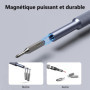kinoco Jeu de Tournevis de,Précision Magnétiques Professionnels - Mini Kit de Réparation pour Électronique (Téléphone, Ordinateu