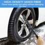 DNDGDLUA Lot De 2 Brosses à Jantes en Microfibre, Brosse Pliable pour Pneus De Voiture pour Un Nettoyage en Profondeur en Douceu