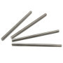 Lot de 4 tiges filetées entièrement filetées M8 x 150 mm, en acier inoxydable 304, filetage à droite