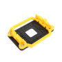 RIIEYOCA Support de refroidissement pour processeur AMD avec quatre vis pour prise AM2 AM3 Jaune et noir