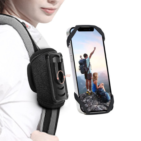 Support de téléphone portable d'extérieur avec support amovible, sac à dos, étui de protection pour tous les Apple, Samsung, noi