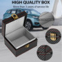 Boîte Anti RFID & Lot de 2 Signal Blocage Faraday Pochette Sac,Boîte à clés de Voiture, Keyless Go Boîte Protection,Etui Anti RF