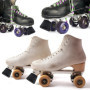 INHEMING 2Pcs Butées d'orteils en PU avec Boulons pour Patins à roulettes, Double Rangée de Bouchons de Frein pour Patinage à ro