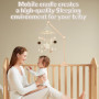 Farerkass Support Mobile Bebe Bois, Support pour Mobile Bébé Réglable en Hauteur, Idéal pour Lit de Bébé et Table à Langer, Susp