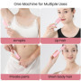 Épilateur 2 en 1 à double tête pour femme, épilateur rechargeable, mini épilateur électrique sans fil pour le corps, le visage, 