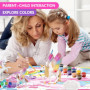 Licorne Jouet Fille Kit de Peinture, Licorne Jouet Créatif Ensemble D'artisanat à Colorier 3D Peinture Activités Manuelles, Lico