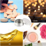 BOBOZHONG Pots en Aluminium,12 Pcs Vide Pots de Voyage Rondes Boîtes Aluminium Pot de Crème Vide Conteneurs Cosmétiques Vide Pot