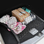 Filet de Rangement Coffre de Voiture 110×60cm - Extensible Jusqu'à 220×120cm - Élastique Avec 4 Crochets - Pour la Plupart des V