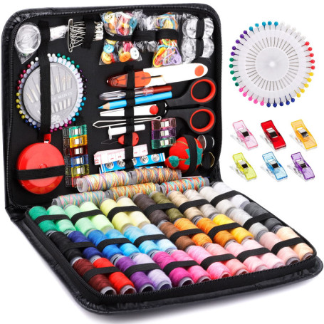 Purpledi Couture Complet 249 pcs avec Boîte,de Couture Complet Kit Couture Machine a Coudre, Premium Couture Accessoires Mini Ki