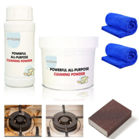 Puissant Nettoyant en Poudre Tout Usage pour Cuisine, Powerful Purpose Cleaning Powder, Antirouille en Mousse Cuisine, Foam Rust