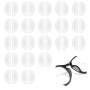 UKOFEW 20 Paires Plaquettes de Nez en Silicone,Antidérapants Coussinets de Nez,Plaquette Anti Glisse Lunette Coussinets Nez,pour