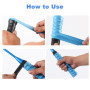 UKOFEW Ruban de Raquette Grip,6 Pièces Ruban Adhésif pour Raquette de Tennis,Raquette Grip pour Tennis Raquette de Raquette de P