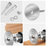 Disques de Coupe pour Outil Rotatif,Mini Lame de Scie Circulaire,Mini Disque Diamant à Tronçonner,HSS lames de scie outil rotati