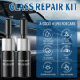DABUG Kit Reparation Pare Brise,Outil Réparation Pare-Brise,Liquide Réparation Verre,Kit Réparation Verre,Kit de Réparation de V