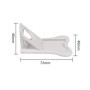 FOCCTS 2 pcs Bloque porte coulissante, verrouillage de sécurité pour bébé bloque-fenêtre placard serrures sécurité, bloque fenet