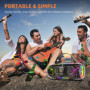 Machine de karaoké avec 2 haut-parleurs de microphone sans fil, un système de sonorisation Bluetooth portable pour adultes et en