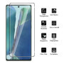 FWang 3 Pièces Verre Trempé pour Samsung Galaxy Note 20 4G/5G,avec 2 Pièces Caméra Arrière Protecteur,Anti-Rayures,9H Dureté,san