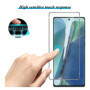 FWang 3 Pièces Verre Trempé pour Samsung Galaxy Note 20 4G/5G,avec 2 Pièces Caméra Arrière Protecteur,Anti-Rayures,9H Dureté,san