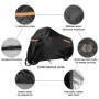 USHOP Housse de Protection pour Moto,Housse de Motos extérieure XXL,Tissu Oxford 210D,Protection UV,avec Bandes réfléchissantes,