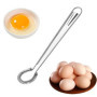 2 Pcs En Acier Inoxydable Fouet De Cuisine Manuel Batteur À Oeufs Mini Printemps Bobine Fouet À Oeufs Mélangeur Crémeux Fouet Mé