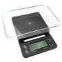 Gvolatee Balance de Cuisine 5Kg/0.1G Noir, Balance Café Numérique avec Minuteur, Balance Café Haute Précision avec Affichage LCD