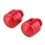 Duokon M10×1.25 Vue Arrière en Aluminium, Bouchon à Vis de Moto Universel Vue Arrière pour Scooter/Moto (rouge)