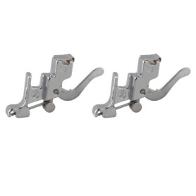 Jopto Lot de 2 Adaptateurs Encliquetables et Durables pour Pied Presseur de Machines à Coudre à Tige Basse de Marque Brother, Si