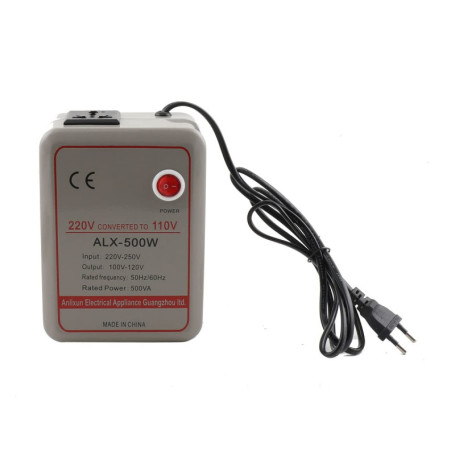 NICCOO Transformateur 220v vers 110v Convertisseur De Tension 500w Transformateur De Convertisseur De Tension Abaisseur Converti