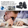 Btzthm 5 Pièces Loupes d'Horloger de Différentes Forces, Montre Horloge Réparation Loupe Kits, Ensemble de Loupes d'Horloger, 3X