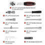 SOSINYA 46 pcs Cr-V Kit de Cle plate a cliquet et Clé à douille,Clé à Cliquet 1/4" 72 dents,Clé plate à cliquet avec Boite a out