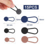 15 Rallonges de bouton de Pantalon, Elargisseur pantalon, Extension de Bouton, Rallonges de Taille élastiques, Rallonge pantalon