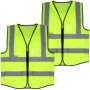 2 Pieces Gilet Fluorescent De Sécurité for Femme Men Gilet De Sécurité Haute Visibilité, Gilet Fluorescent Avec Poche Et Support