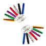 14 Pièces Aluminium Sifflet, Sifflet d'urgence en Aluminium, avec Porte-clés pour Le Sport, Postuler à l'entraînement, Le Campin